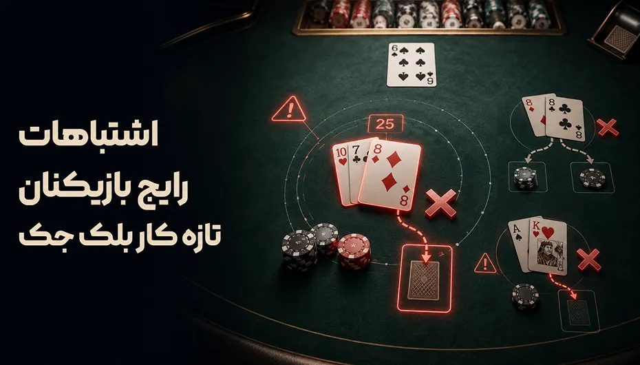 اشتباهات بلک جک