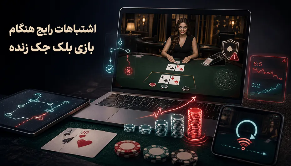 اشتباهات بلک جک زنده